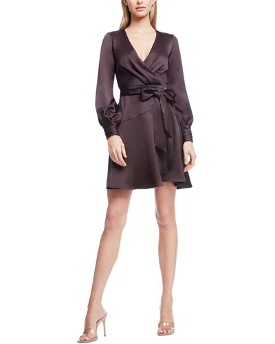 Dress The Population Darla Fit & Flare Dress In Mocha