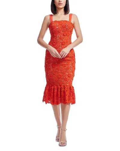 Dress The Population Desiree Lace Dress In Brown