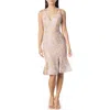 Dress The Population Dress The Poplulation Isabelle Lace Mermaid Dress In Blush Multi