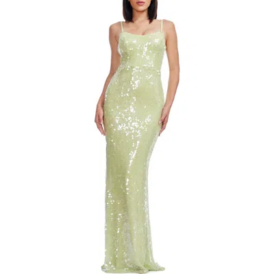 DRESS THE POPULATION DRESS THE POPULATION GIOVANNA SEQUIN MERMAID GOWN