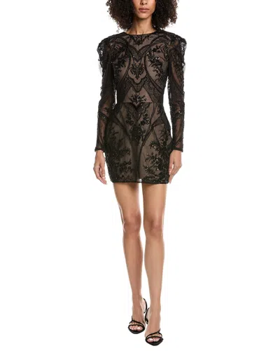 Dress The Population Hazel Mini Dress In Black