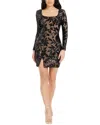 Dress The Population Hilary Sheath Dress In Black