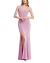 Dress The Population Iris Sleeveless Gown In Lavender