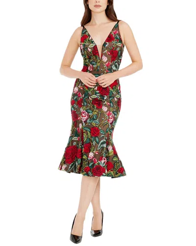 Dress The Population Isabelle Mermaid Gown In Multi