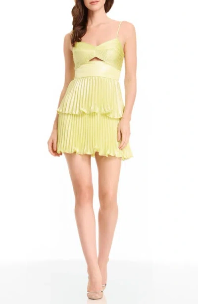 Dress The Population Jianna Pleat Minidress