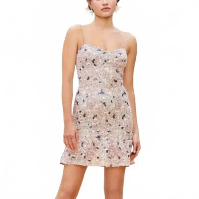 Dress The Population Jill Dress In Blush Multi