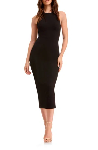 Dress The Population Juliet Halter Cocktail Dress In Black
