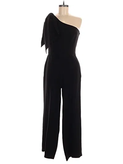 Pre-owned Dress The Population Jumpsuit In Black