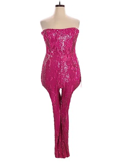 Dress The Population Jumpsuit In Pink