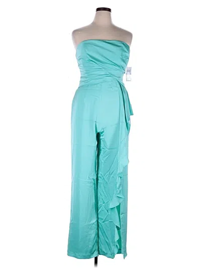Dress The Population Jumpsuit In Teal