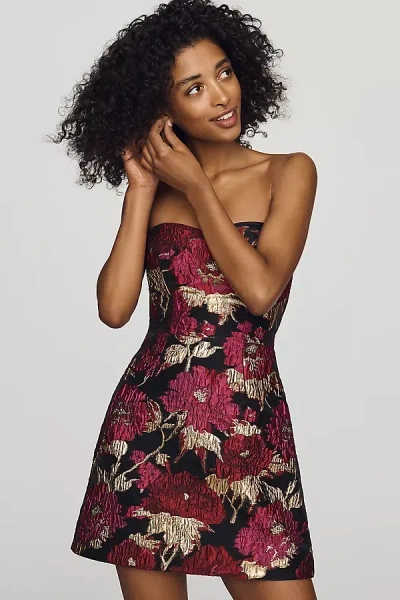 Dress The Population Juna Sweetheart Mini Dress In Multi