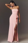 Dress The Population Kai Crepe Maxi Dress In Pink