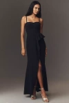 Dress The Population Kai Crepe Maxi Dress In Animal Print