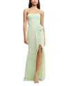 Dress The Population Kai Strapless Gown In Sage