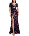 Dress The Population Karla Mermaid Gown In Black