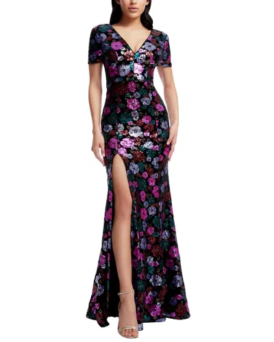 Dress The Population Karla Mermaid Gown In Black