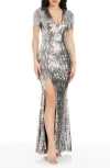 Dress The Population Karla Sequin Mermaid Gown
