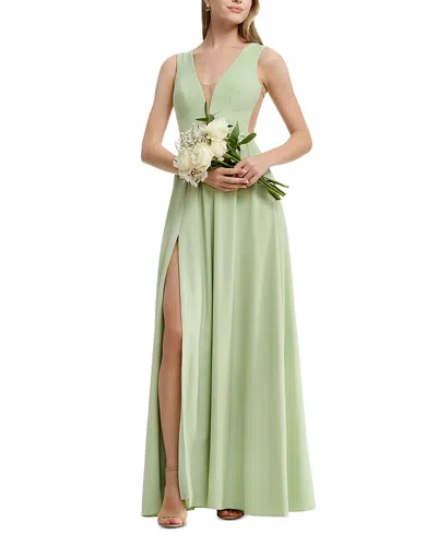 Dress The Population Katrina Cut Out Maxi Dress In Sage