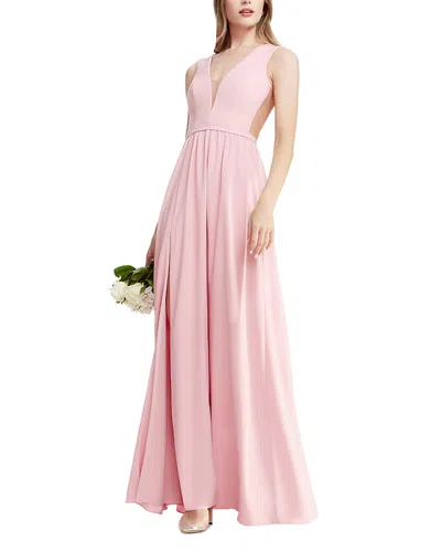 Dress The Population Katrina Cut Out Maxi Dress In Vintage Pink