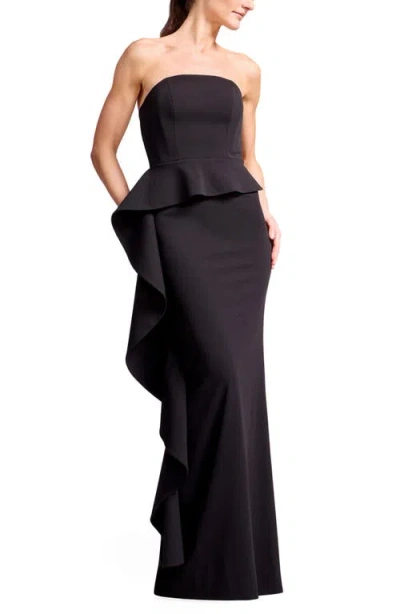 Dress The Population Laysia Strapless Dress In Black