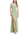 Dress The Population Magdalynn One Shoulder Mermaid Gown In Sage