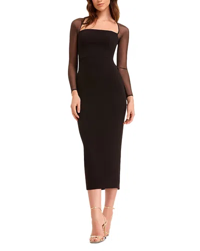Dress The Population Maxine Midi Dress In Black