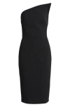 Dress The Population Milan Strapless Sheath Cocktail Dress In Black