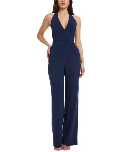 Dress The Population Miller Jumpsuit In Animal Print