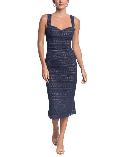 Dress The Population Nicole Mini Dress In Blue