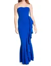 DRESS THE POPULATION PARIS GOWN IN ELECTRIC BLUE