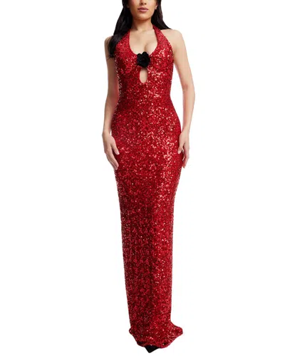 Dress The Population Priscilla Sheath Dress In Red