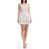 Dress The Population Sasha Strapless Cocktail Minidress In White