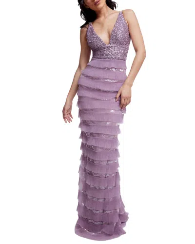 Dress The Population Shelley Mermaid Gown In Multi