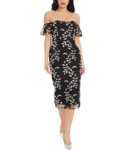Dress The Population Tara Sheath Dress In Multi