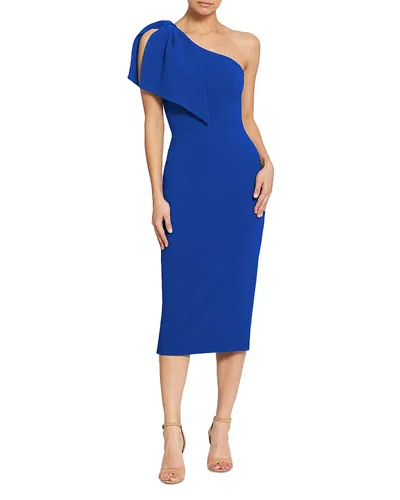 DRESS THE POPULATION DRESS THE POPULATION TIFFANY ONE SHOULDER MIDI DRESS