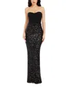 DRESS THE POPULATION DRESS THE POPULATION VADA SEQUIN SWEETHEART GOWN