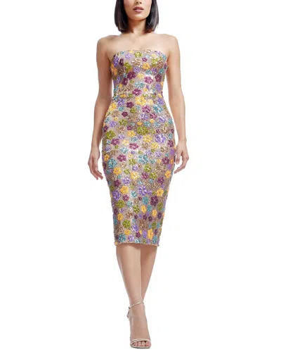 Dress The Population Viviana Sheath Dress In Multi