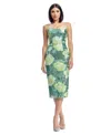 Dress The Population Women's Blakely Sweetheart-neck Dress In Green
