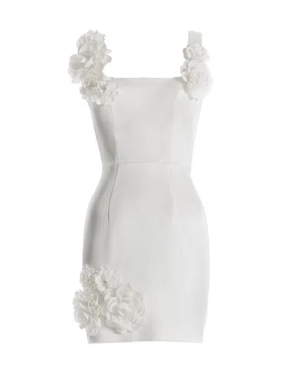 Dress The Population Carrie Sleeveless Bodycon Mini Dress In White