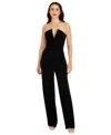 Dress The Population Fernanda Strapless Jumpsuit In Black