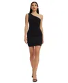 Dress The Population Martie Black Mini Dress In Black