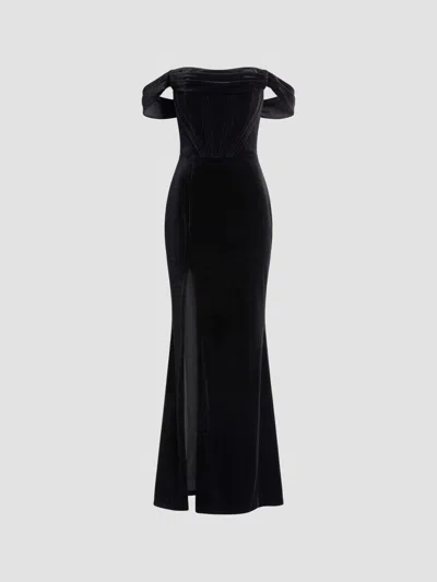 Dress The Population Vickie Dress In Black