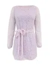 Dress The Population Women's Summer Kirsi Apploquè Minidress In Wisteria Multi