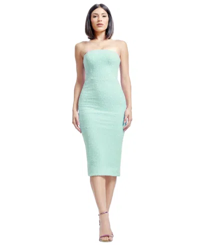 DRESS THE POPULATION WOMEN'S VIVIANA SEQUINED STRAPLESS DRESS