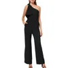 Dress The Population Tiffany One-shoulder Jumpsuit