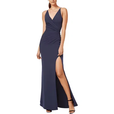 Dress The Population Womens Ruched Formal Evening Dress