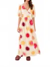 Dress To Cali Print Maxi Dress In Beige In Multi