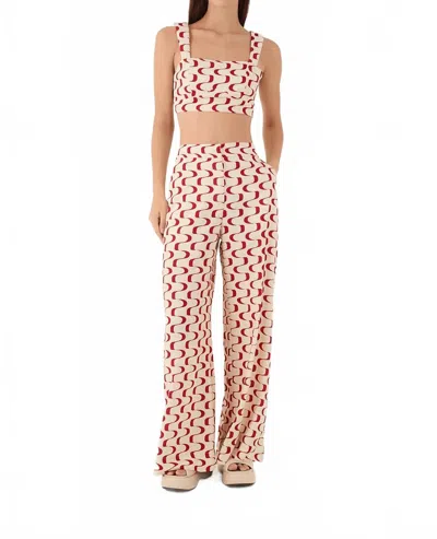 Dress To Copanema Pants In Red In Multi