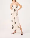 Dress To Cropped Linen Maxi Dress In Cream