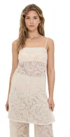 Dress To Lace Tunic Off White In Neutral